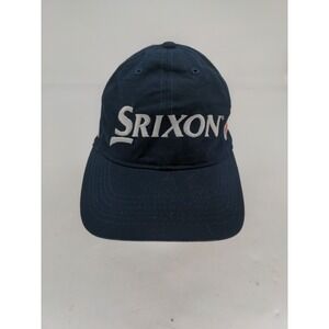 Srixon Cleveland Golf Embroidered StrapBack Hat Cap Navy Blue Adjustable #3